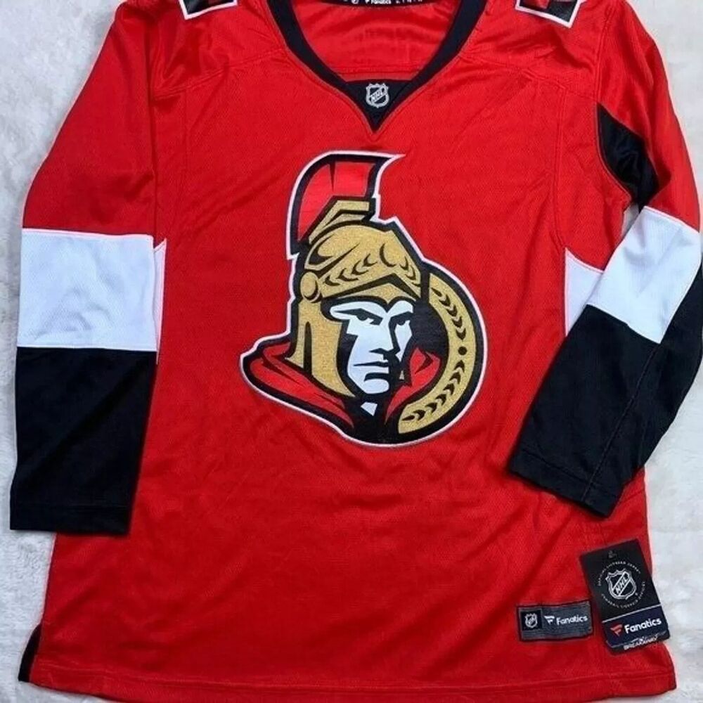 Fanatics Breakaway NHL Ottowa Senators Hockey Home Red Jersey Women XL NEW